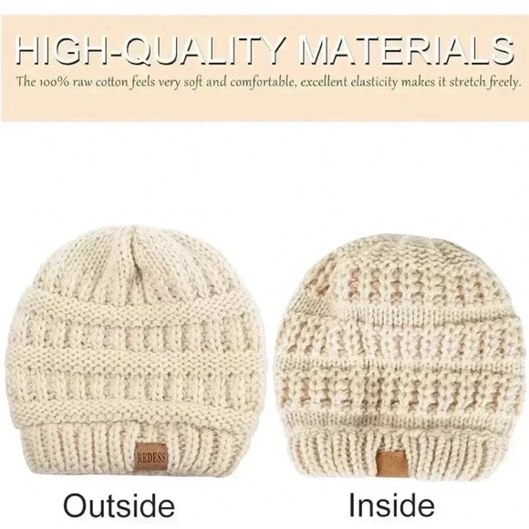 Chunky Knit Pink, Blue and Purple Baby Beanies - Picture 2 of 7